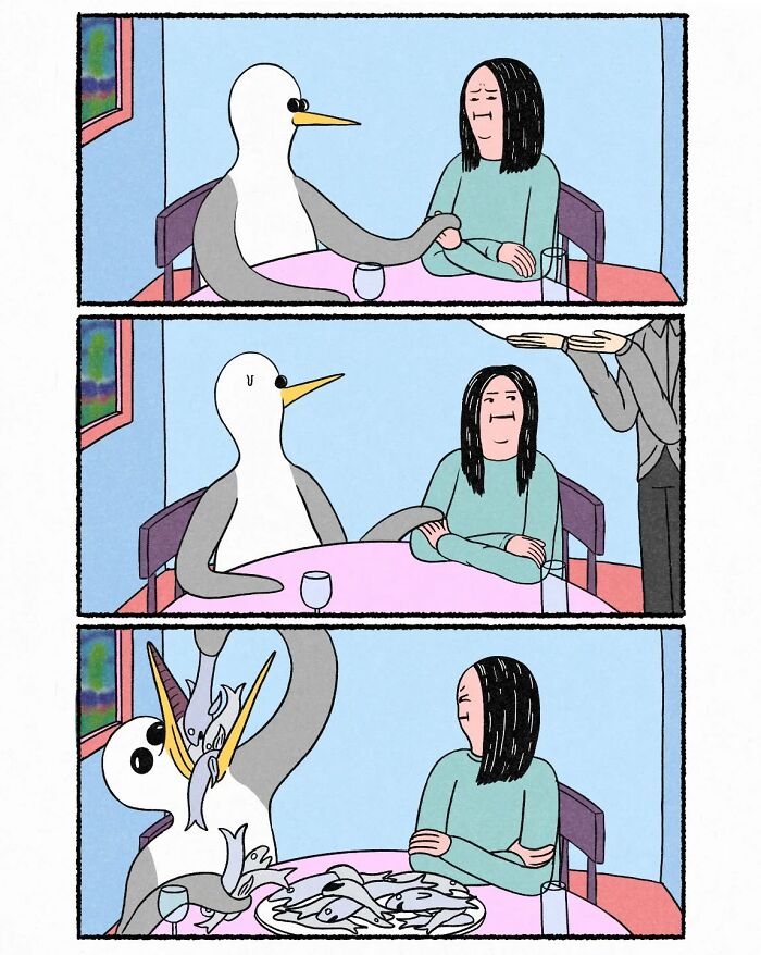 48 Darkly Humorous Comics That Illustrate Surreal Stories, By Alex Gamsu Jenkins (New Pics) 48 Darkly Humorous Comics That Illustrate Surreal Stories, By Alex Gamsu Jenkins (New Pics)