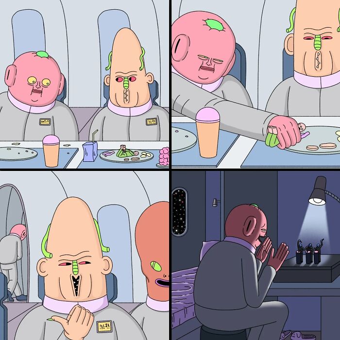 48 Darkly Humorous Comics That Illustrate Surreal Stories, By Alex Gamsu Jenkins (New Pics) 48 Darkly Humorous Comics That Illustrate Surreal Stories, By Alex Gamsu Jenkins (New Pics)