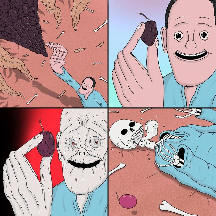 48 Darkly Humorous Comics That Illustrate Surreal Stories, By Alex Gamsu Jenkins (New Pics) 48 Darkly Humorous Comics That Illustrate Surreal Stories, By Alex Gamsu Jenkins (New Pics)