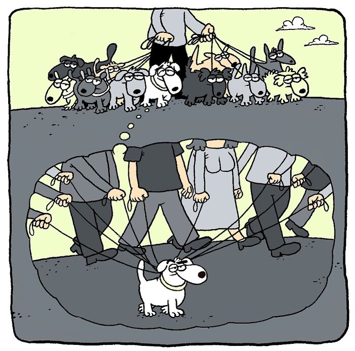 These 35 Subtle Cartoons By İlker Altungök Might Make You Laugh… But Only After You Look Twice