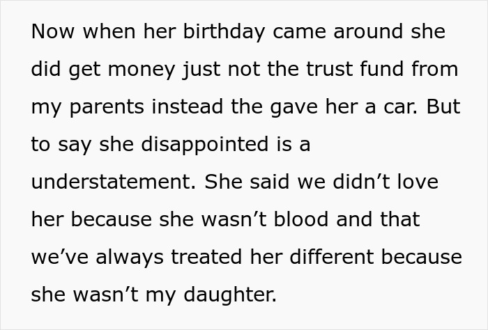 Greedy 18YO Demands A $200k Trust Fund From Wealthy Grandparents, Furious As She Gets A BMW Instead Greedy 18YO Demands A $200k Trust Fund From Wealthy Grandparents, Furious As She Gets A BMW Instead