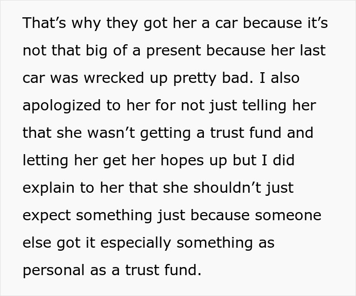 Greedy 18YO Demands A $200k Trust Fund From Wealthy Grandparents, Furious As She Gets A BMW Instead Greedy 18YO Demands A $200k Trust Fund From Wealthy Grandparents, Furious As She Gets A BMW Instead