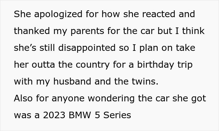 Greedy 18YO Demands A $200k Trust Fund From Wealthy Grandparents, Furious As She Gets A BMW Instead Greedy 18YO Demands A $200k Trust Fund From Wealthy Grandparents, Furious As She Gets A BMW Instead