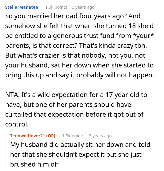 Greedy 18YO Demands A $200k Trust Fund From Wealthy Grandparents, Furious As She Gets A BMW Instead Greedy 18YO Demands A $200k Trust Fund From Wealthy Grandparents, Furious As She Gets A BMW Instead