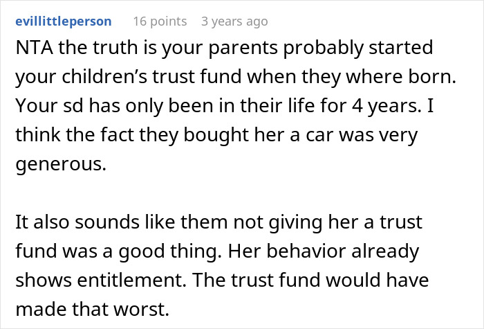 Greedy 18YO Demands A $200k Trust Fund From Wealthy Grandparents, Furious As She Gets A BMW Instead Greedy 18YO Demands A $200k Trust Fund From Wealthy Grandparents, Furious As She Gets A BMW Instead