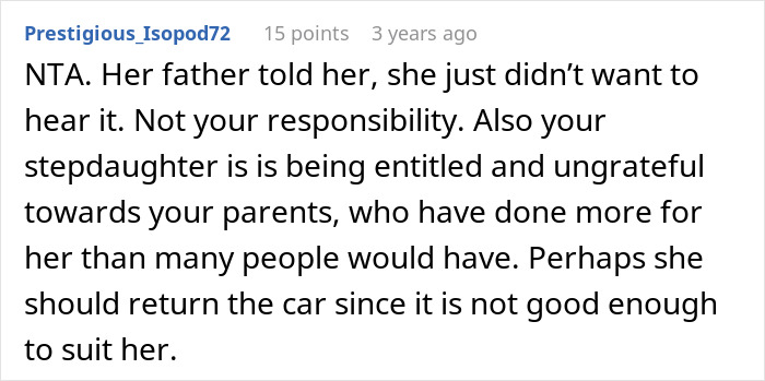 Greedy 18YO Demands A $200k Trust Fund From Wealthy Grandparents, Furious As She Gets A BMW Instead Greedy 18YO Demands A $200k Trust Fund From Wealthy Grandparents, Furious As She Gets A BMW Instead