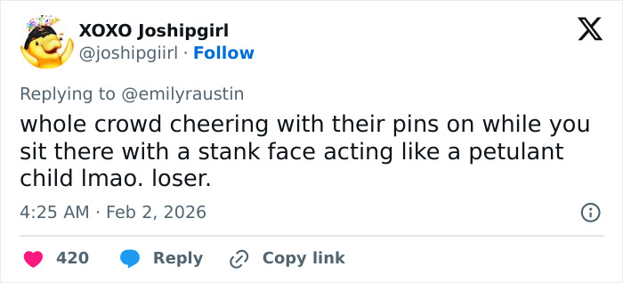 MAGA Influencer Emily Austin’s Reaction To Billie Eilish’s Anti-ICE Grammy Speech Brutally Mocked MAGA Influencer Emily Austin’s Reaction To Billie Eilish’s Anti-ICE Grammy Speech Brutally Mocked