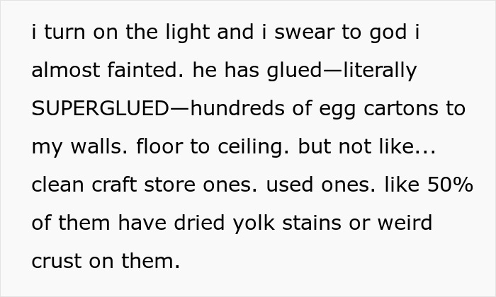 DIY-Lover Uses Stinky Egg Cartons To Soundproof GF’s Home Office, Livid As She Absolutely Hates It DIY-Lover Uses Stinky Egg Cartons To Soundproof GF’s Home Office, Livid As She Absolutely Hates It