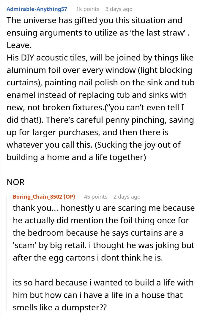 DIY-Lover Uses Stinky Egg Cartons To Soundproof GF’s Home Office, Livid As She Absolutely Hates It DIY-Lover Uses Stinky Egg Cartons To Soundproof GF’s Home Office, Livid As She Absolutely Hates It