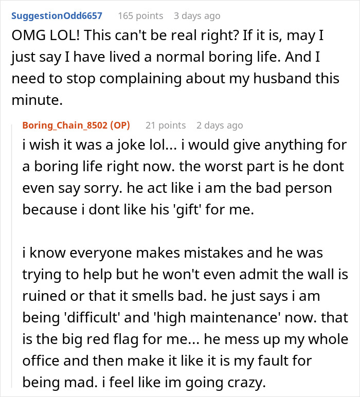 DIY-Lover Uses Stinky Egg Cartons To Soundproof GF’s Home Office, Livid As She Absolutely Hates It DIY-Lover Uses Stinky Egg Cartons To Soundproof GF’s Home Office, Livid As She Absolutely Hates It