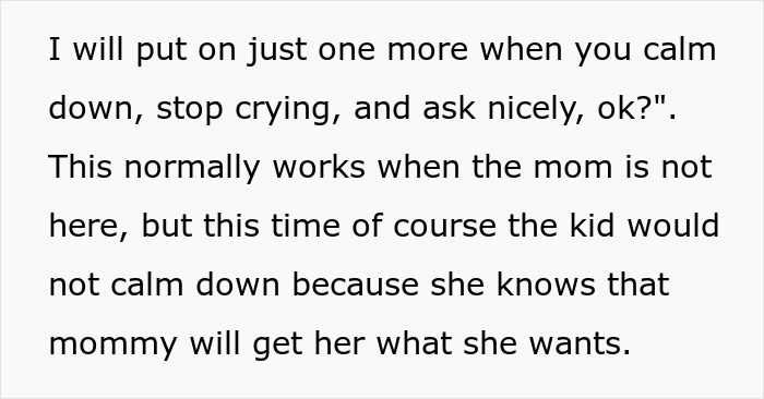 40YO Sick Of Mom Spoiling Her 3YO Cousin Rotten, Gets Snubbed For Refusing To Bow To Her Tantrum 40YO Sick Of Mom Spoiling Her 3YO Cousin Rotten, Gets Snubbed For Refusing To Bow To Her Tantrum