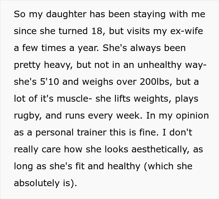 Fat Phobic Mom Calls 18YO A Whale For Gaining 10 Pounds, Says Dad’s Mansplaining As He Defends Her Fat Phobic Mom Calls 18YO A Whale For Gaining 10 Pounds, Says Dad’s Mansplaining As He Defends Her