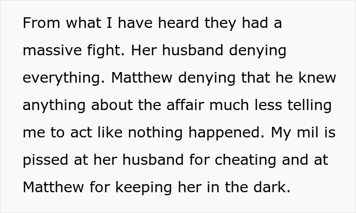 Cheating Husband’s Mom Defends Him, Woman Turns Tables With One Question, In-Laws End Up At War Cheating Husband’s Mom Defends Him, Woman Turns Tables With One Question, In-Laws End Up At War