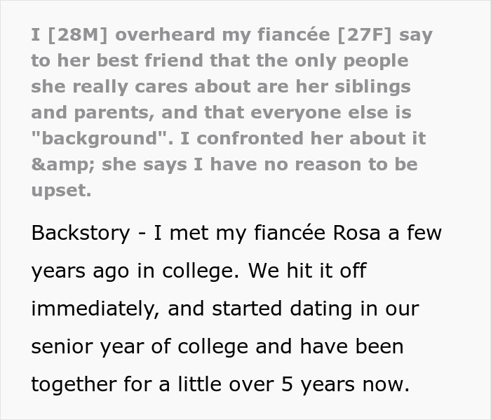 Woman Confesses To Bestie That Her Fiancé Is Just “Background”, He’s Crushed As He Overhears Them Woman Confesses To Bestie That Her Fiancé Is Just “Background”, He’s Crushed As He Overhears Them