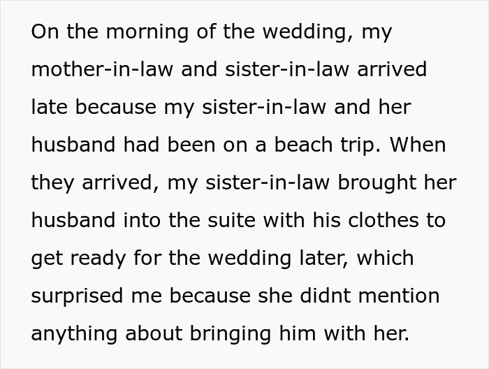 Guy Hangs Out In Bridal Suite Full Of Half-Dressed Women, His Wife Loses It As Bride Kicks Him Out