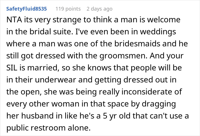 Guy Hangs Out In Bridal Suite Full Of Half-Dressed Women, His Wife Loses It As Bride Kicks Him Out