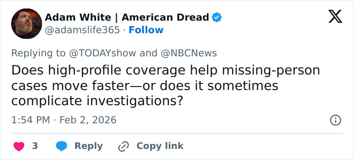 Disturbing Evidence Emerges From The House Of Savannah Guthrie&rsquo;s Missing Mom