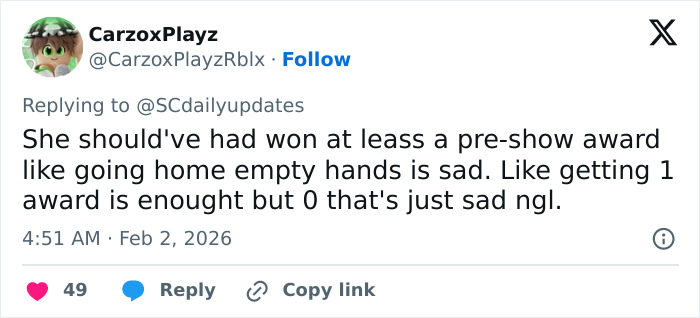 “She Should Boycott”: Sabrina Carpenter&rsquo;s Raw Reaction To Six Grammy Losses Leaves Fans Emotional