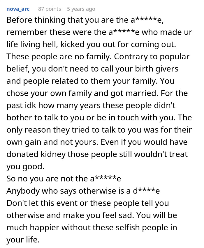 Family Has The Audacity To Ask Man For A Kidney After What They Did To Him, He Lets His Brother Die Family Has The Audacity To Ask Man For A Kidney After What They Did To Him, He Lets His Brother Die
