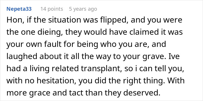 Family Has The Audacity To Ask Man For A Kidney After What They Did To Him, He Lets His Brother Die Family Has The Audacity To Ask Man For A Kidney After What They Did To Him, He Lets His Brother Die