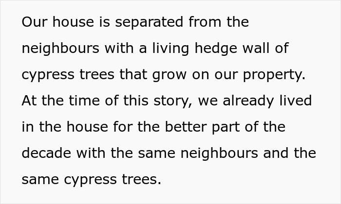 Neighbors Try To Force Woman To Trim Living Hedge Diving Their Properties, She Maliciously Complies