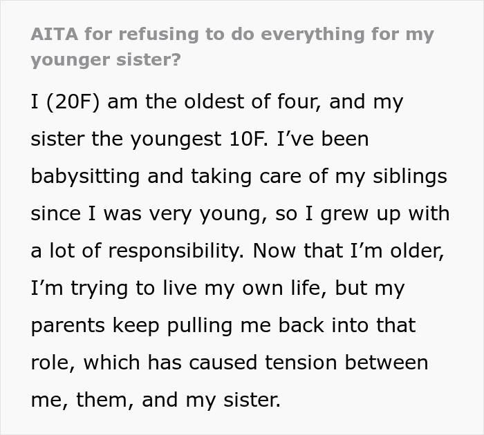 20YO Spends Her Life As Her Sister’s Servant, Fam Explodes In Rage When She Finally Tries To Quit