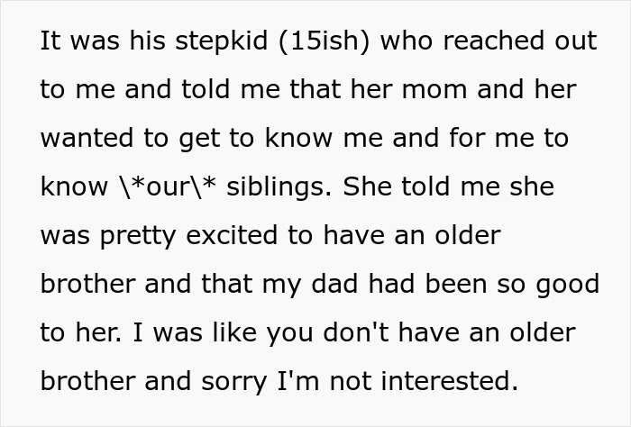 Abandoned Teen Accepts Dad’s Absence, Years Later Gets Heat For Not Bonding With Stepsiblings Abandoned Teen Accepts Dad’s Absence, Years Later Gets Heat For Not Bonding With Stepsiblings