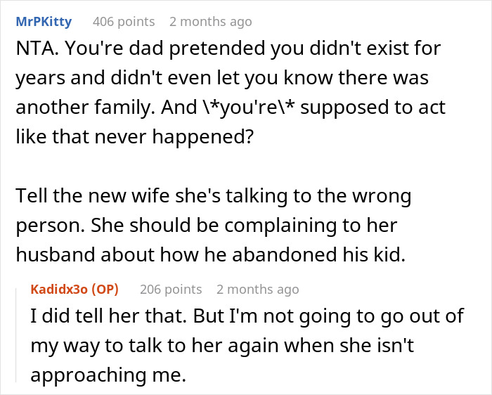 Abandoned Teen Accepts Dad’s Absence, Years Later Gets Heat For Not Bonding With Stepsiblings Abandoned Teen Accepts Dad’s Absence, Years Later Gets Heat For Not Bonding With Stepsiblings