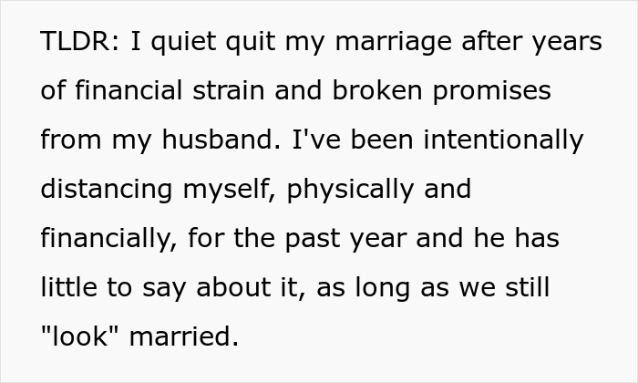 “Co-Parenting Roommates”: A Manchild Ends Up Causing His Wife To “Quiet Quit” Their Marriage “Co-Parenting Roommates”: A Manchild Ends Up Causing His Wife To “Quiet Quit” Their Marriage