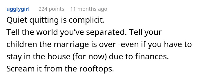 “Co-Parenting Roommates”: A Manchild Ends Up Causing His Wife To “Quiet Quit” Their Marriage “Co-Parenting Roommates”: A Manchild Ends Up Causing His Wife To “Quiet Quit” Their Marriage