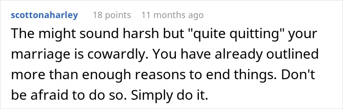 “Co-Parenting Roommates”: A Manchild Ends Up Causing His Wife To “Quiet Quit” Their Marriage “Co-Parenting Roommates”: A Manchild Ends Up Causing His Wife To “Quiet Quit” Their Marriage