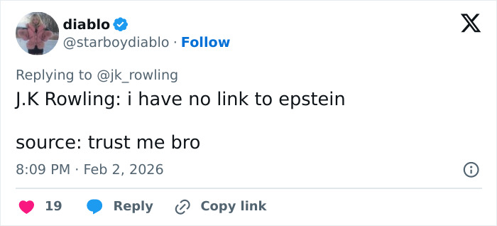 J.K. Rowling Breaks Her Silence On Jeffrey Epstein Accusations