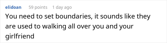 GF’s Parents Come For A Visit, Problems Begin When They Insist On Having Suite Bedroom And BF’s Car GF’s Parents Come For A Visit, Problems Begin When They Insist On Having Suite Bedroom And BF’s Car