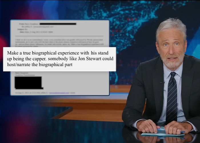 Jon Stewart Breaks Silence After His Name Pops Up In The Epstein Files