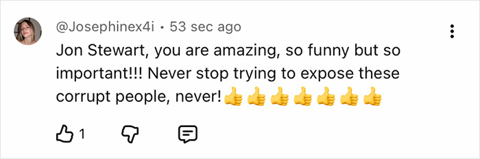 Jon Stewart Breaks Silence After His Name Pops Up In The Epstein Files