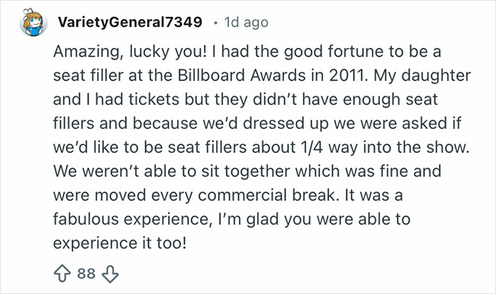 Grammy Seatfiller Reveals The Harsh Rules They Face During The Event And People Can’t Believe It