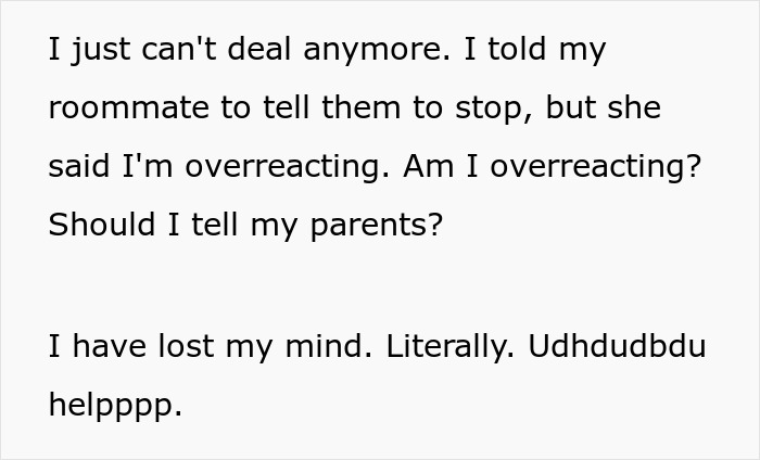 Woman Stunned As Roommate&rsquo;s Parents Use Spare Key To Let Themselves In And Act Like Babysitters