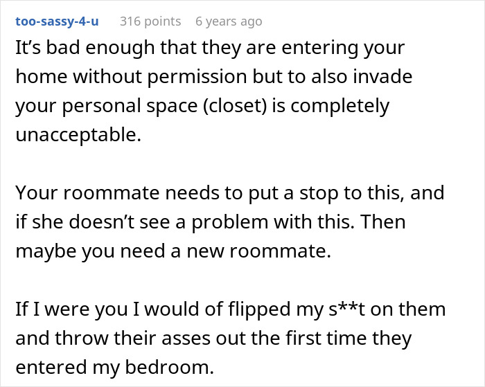 Woman Stunned As Roommate&rsquo;s Parents Use Spare Key To Let Themselves In And Act Like Babysitters