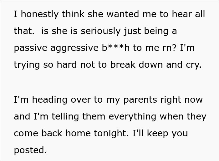 Woman Stunned As Roommate&rsquo;s Parents Use Spare Key To Let Themselves In And Act Like Babysitters