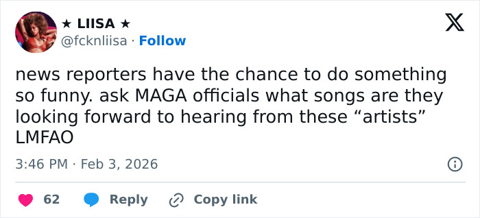 MAGA’s Bizarre Super Bowl Halftime Show Lineup Gets Brutally Roasted Online