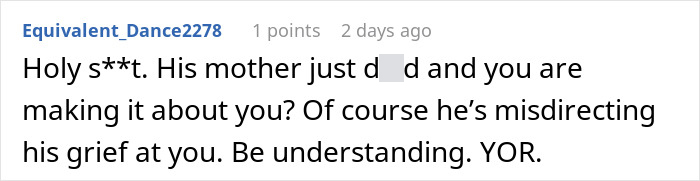 Woman Brings Leftovers To Support Boyfriend In Mourning, Gets Berated Over “Inedible” Food