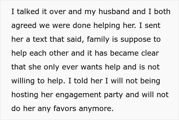 Woman Keeps Asking For Favors From Family, Doesn’t Reciprocate When They Need Help: “Told Me No And Hung Up”