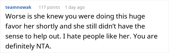 Woman Keeps Asking For Favors From Family, Doesn’t Reciprocate When They Need Help: “Told Me No And Hung Up”