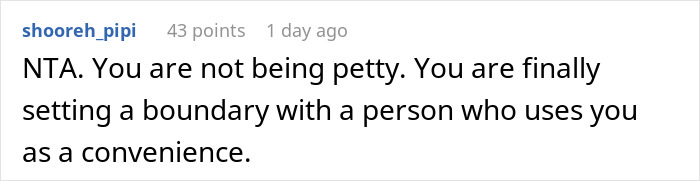 Woman Keeps Asking For Favors From Family, Doesn’t Reciprocate When They Need Help: “Told Me No And Hung Up”