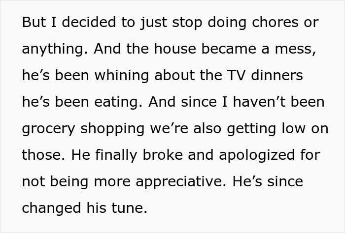 Man Complains About &ldquo;Paying The Price&rdquo; And Having To Eat Fast Food While Wife Works Longer Shifts