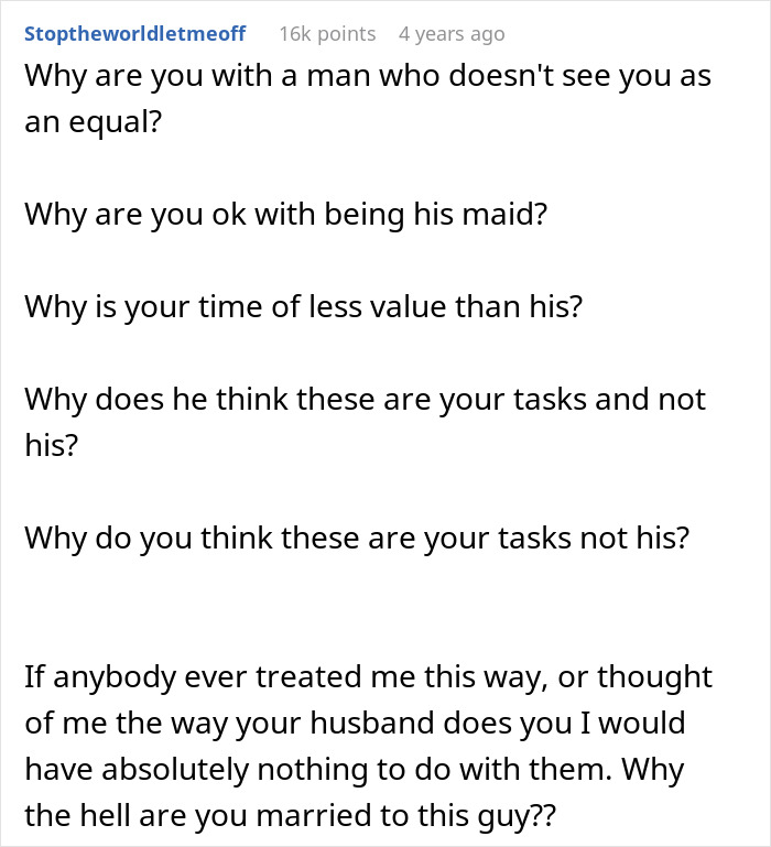 Man Complains About &ldquo;Paying The Price&rdquo; And Having To Eat Fast Food While Wife Works Longer Shifts