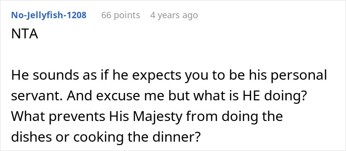 Man Complains About &ldquo;Paying The Price&rdquo; And Having To Eat Fast Food While Wife Works Longer Shifts