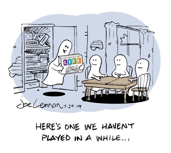 Joe Lennon&rsquo;s Sharp Single-Panel Comics Find Dark Humor In Life&rsquo;s Smallest, Strangest Moments (52 Pics)