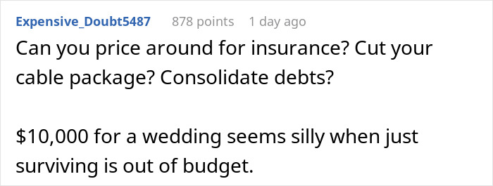 Man’s $500 Insurance Hike Pushes His Fianc&eacute;e To Her Breaking Point, Now She “Just Wants An Out”