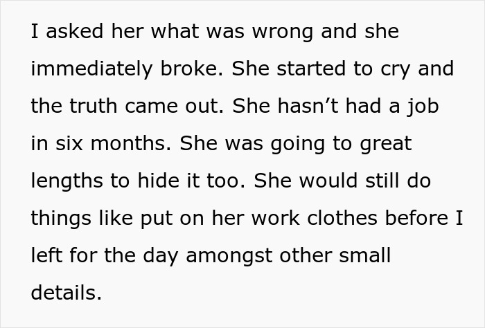GF Quits Her Job But Pretends To Go To Work, BF Mortified After Learning The Truth 6 Months Later